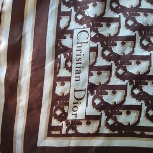 Christian Dior silk scarf
